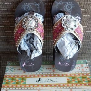 Size 6 Wonens Montana West Sandals